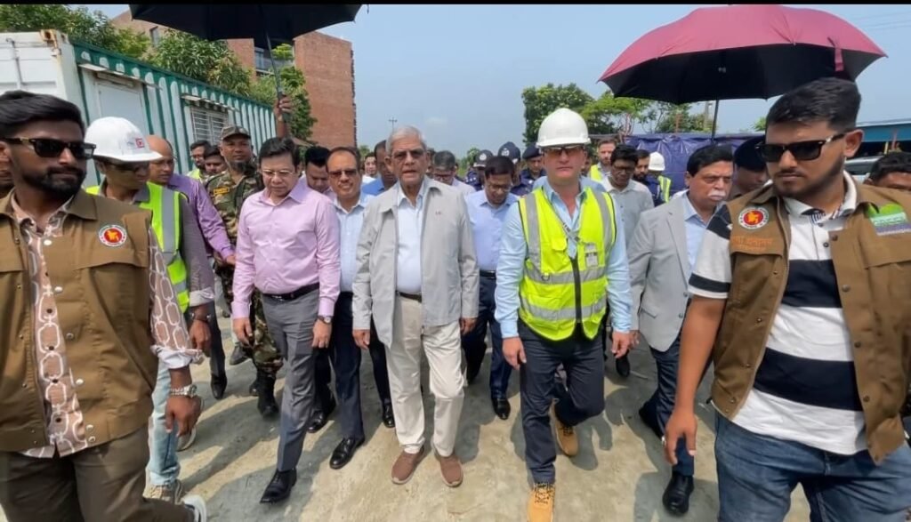 নারায়ণগঞ্জের মেঘনা ওয়াসা প্রকল্প বাস্তবায়ন হলে, দৈনিক ১০০ কোটি লিটার পানি সরবরাহ করা হবে: স্থানীয় সরকার ও পল্লী উন্নয়ন মন্ত্রী মন্ত্রী মির্জা ফখরুল আলমগীর।